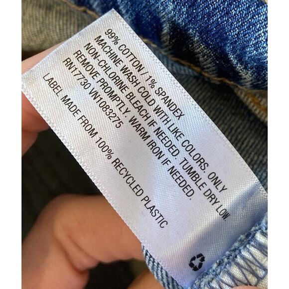 Universal Thread Vintage Straight Jeans Size 0 Women’s Blue - Picture 5 of 9